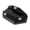 Parking Kickstand Extension Pad AntiSlip Side Stand Support Fit for Yamaha MT 09 FZ 09 FJ 09(Black )