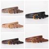 Pin Buckle Pu Waistbands Thin Trouser Decoration Retro Women Belt  Female/Girls