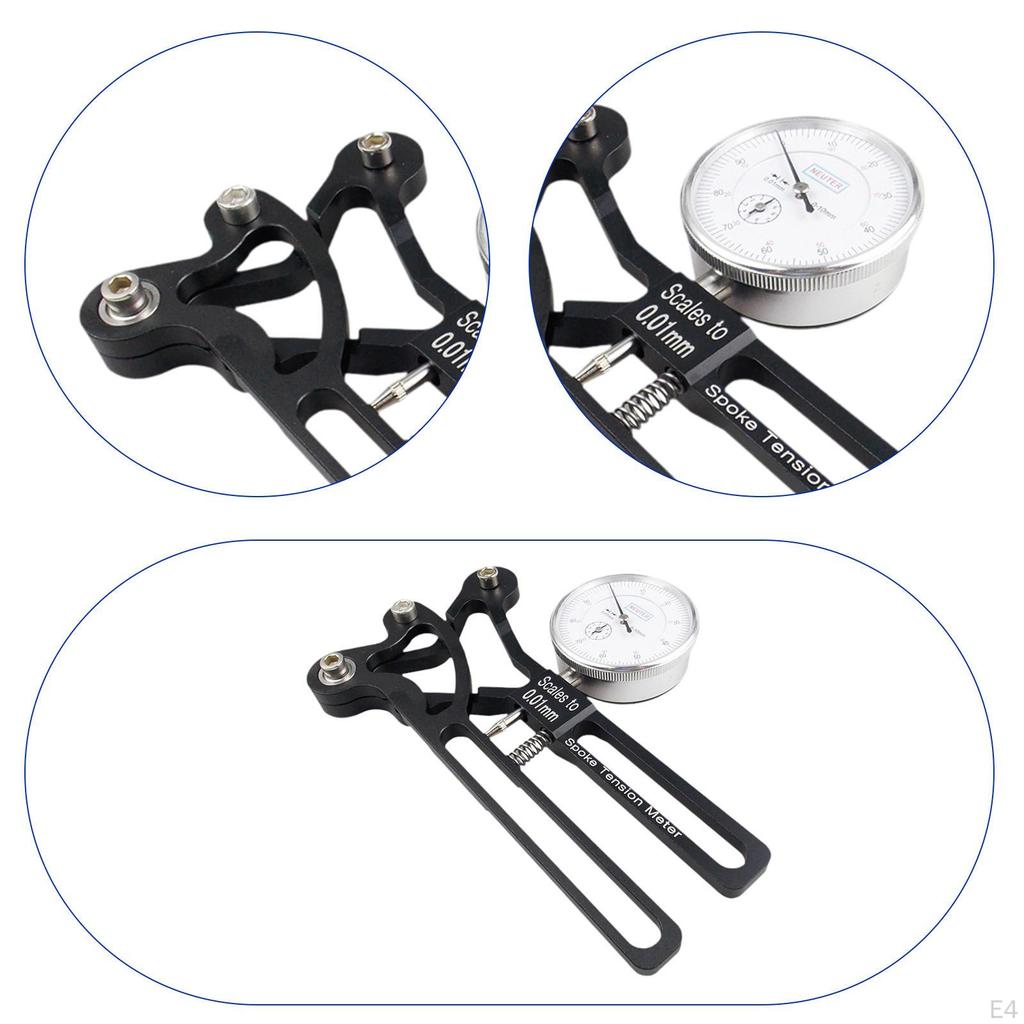 Spoke Tension Meter Part Aluminum Alloy Outdoor Supplies Wheel Maintenance Cycling Bike Truing Tool