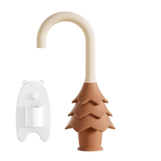Security Key Card Silicone Door Stopper Christmas Tree Shape Baby Safety Anti-Pinch Design Door Guard
