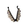 Accessoires Geometric Women Plastic Girls Hair Crabs Vertical Clip Hair Claws Pearl Banana Clips