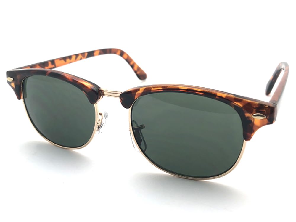 [SPEED ADDICT] SIRMONT BROW SUNGLASSES (Tortoiseshell x Green)