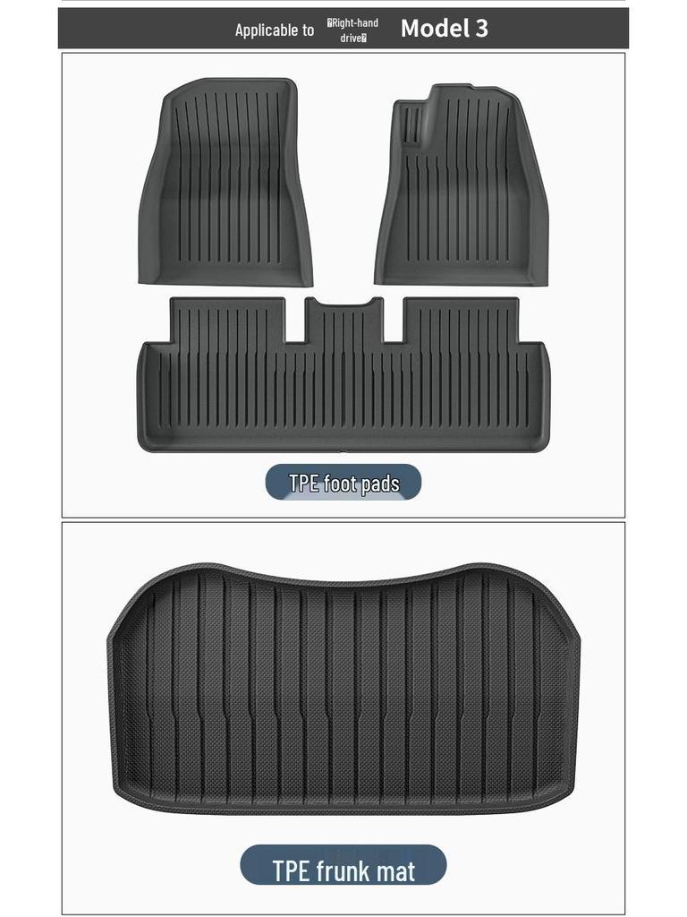TPE Mats for 2023 Tesla Model 3/Y Right Steering