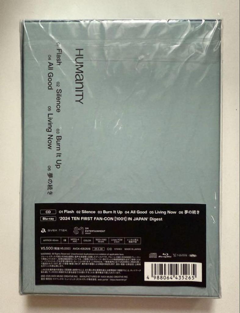 [USED] TEN Humanity Album + Blu-ray