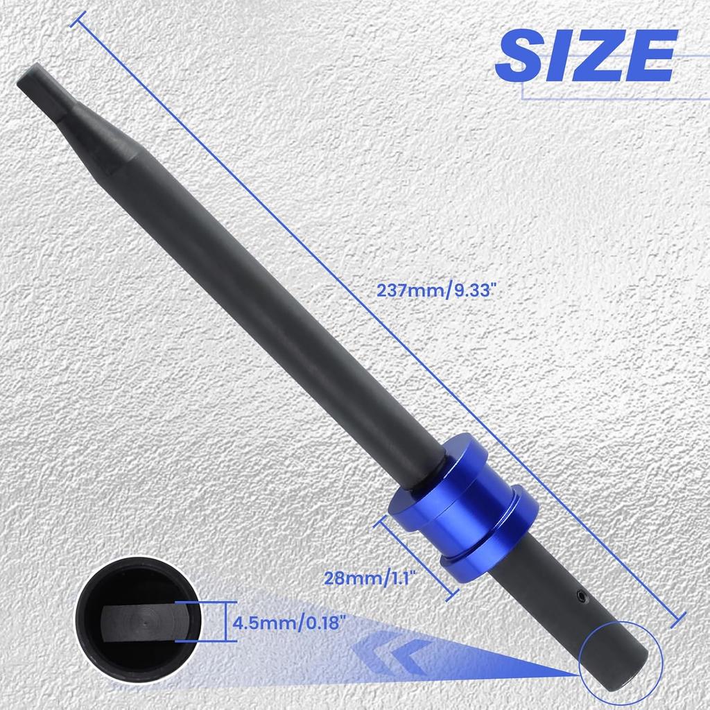 Oil Pump Primer Tool for GM Chevy V6 V8 327 350 355 383 388 400 406 427 434 454 SBC BBC Engine Small Big Block Oil Pump Priming Tool, Blue