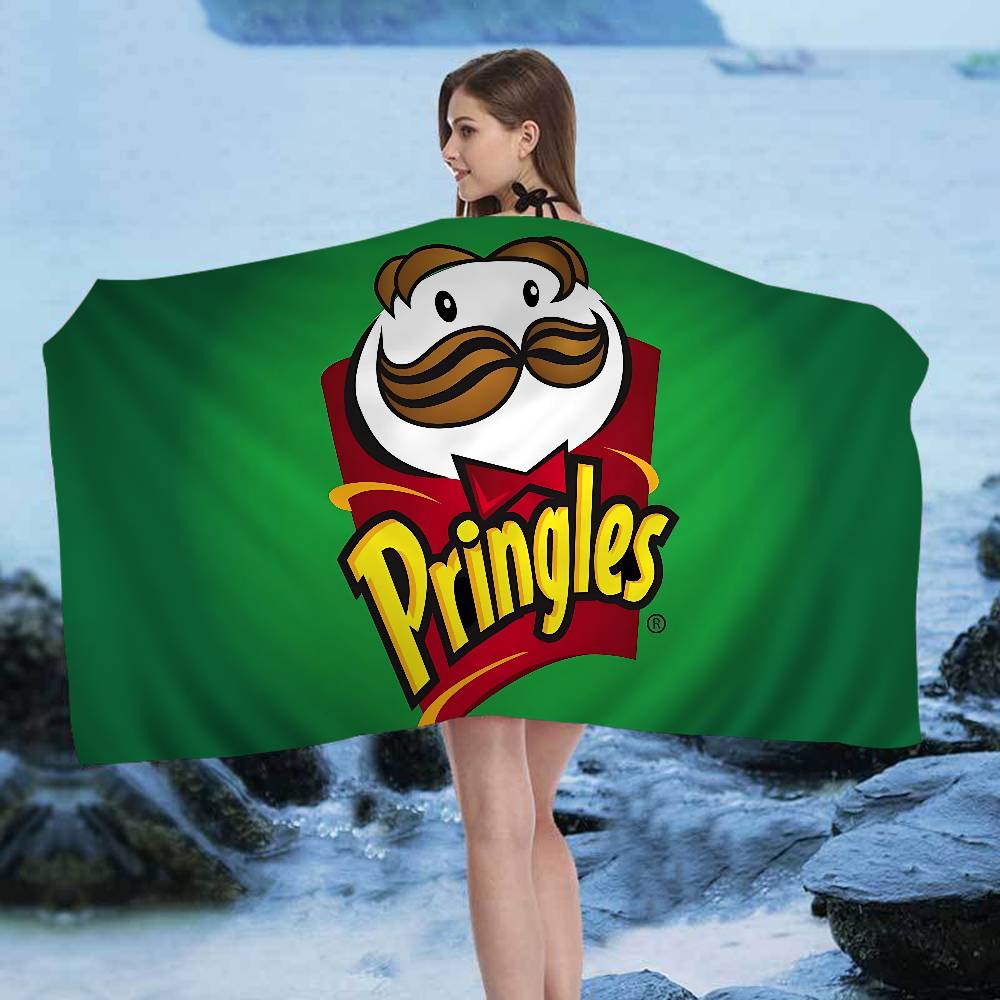 Mode P-Pringles L-LLC Strandtuch Bunte Badetücher für Mädchen Mikrofaser Schnelltrocknend Individuell Sandfrei Strand Yoga Spa Fitnessstudio Pool