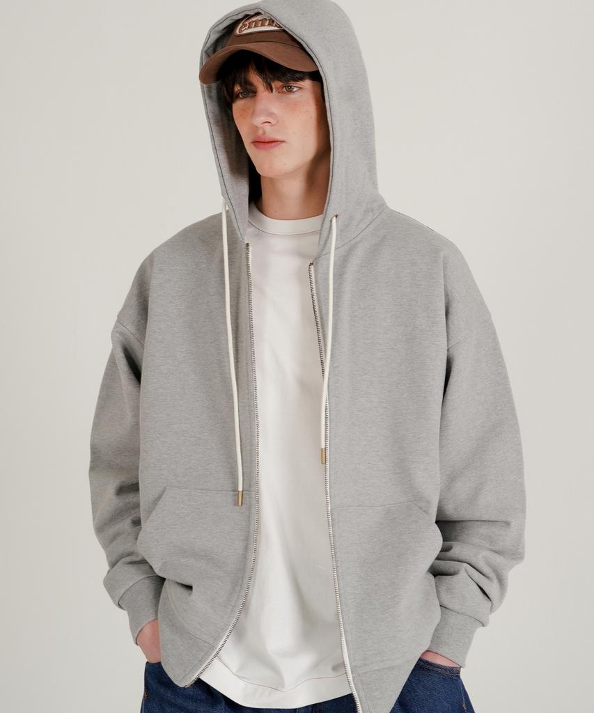 Wv Project Easy Heavy Cotton Zip-Up Grey Mjhd7781