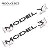 Car Sticker 2025 New Tesla 3D ABS Logo Emblem Letters Car Trunk Badge Rear Letter Label Electroplated For Tesla MODEL 3 Y access