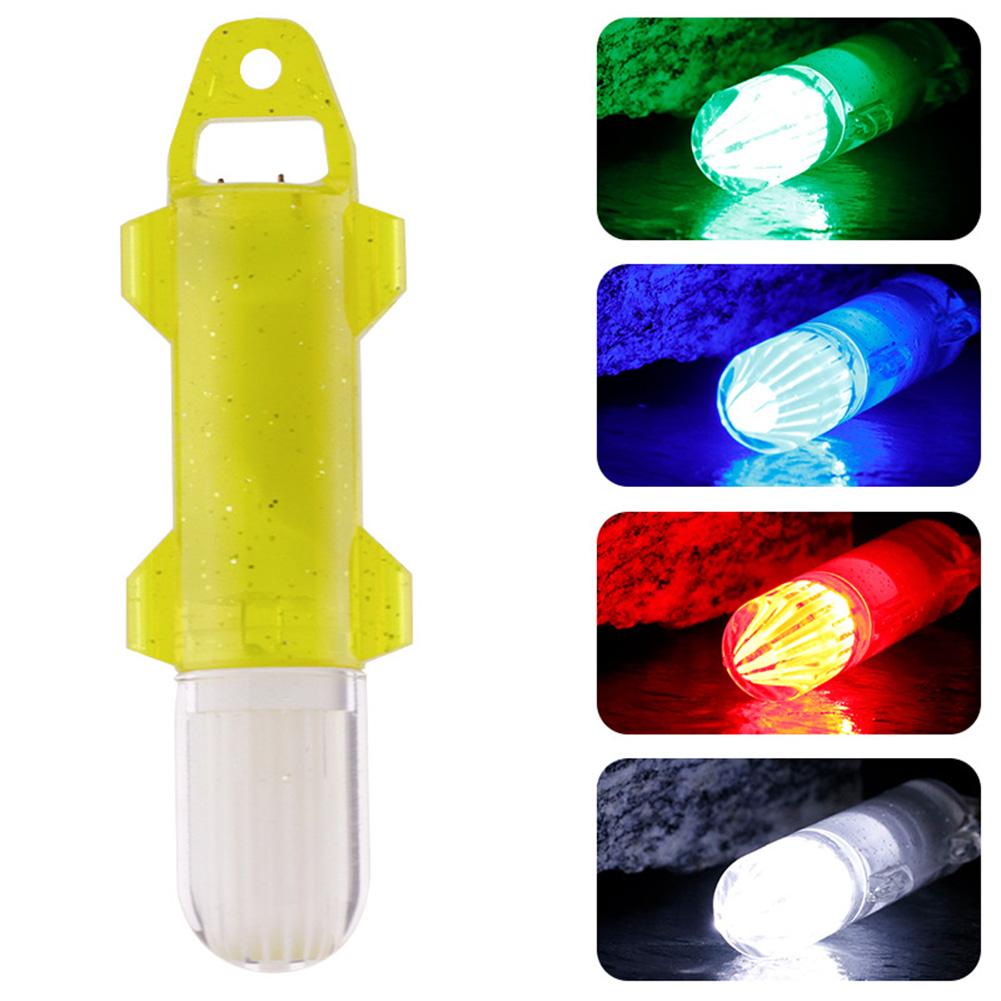 Oval Fish Lure Lamp Led Flash Light For Night Fishing Underwater Fish Lure Tackle