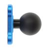 Aluminum Alloy Square Mounting Base with 1 Inch Ball for Head Mount for Zumo 400/450/500/550/660 Rider GPS for Motorcycl