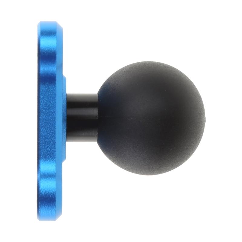 Aluminum Alloy Square Mounting Base with 1 Inch Ball for Head Mount for Zumo 400/450/500/550/660 Rider GPS for Motorcycl
