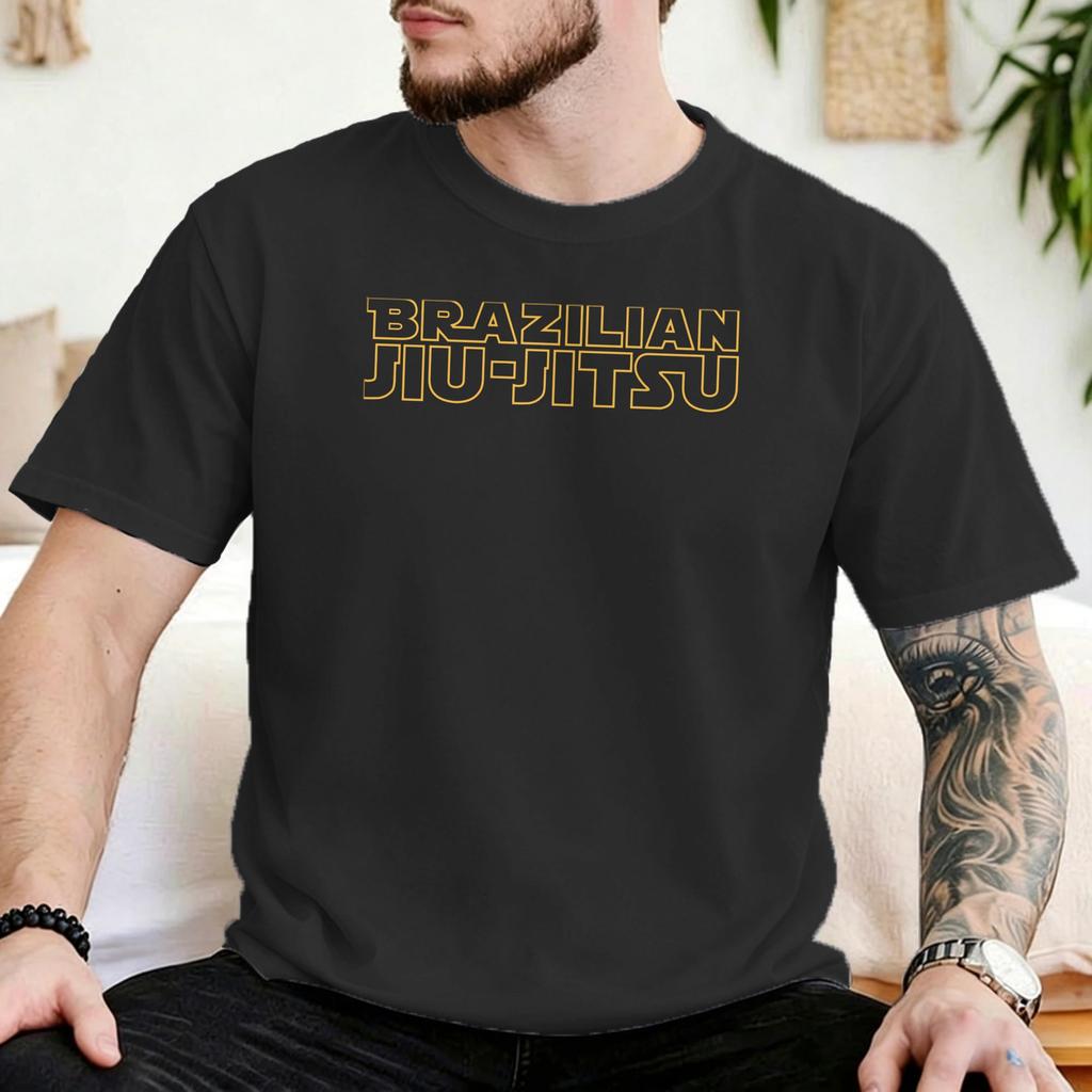 Unisex Unisex TShirt Training honor Fashion Cotton Tees Short Sleeve Brazilian Jiu Jitsu BJJ T Shirt Round Collar Clothing Gift