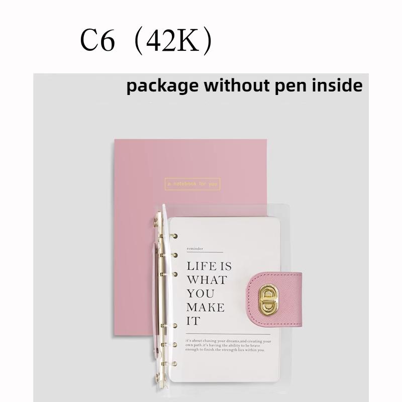 A5 High Quality Loose-leaf Business Office Notebook Support  Binder Journal Diary Planner Notepad School Stationery