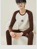 Teen Boys' Warm Cotton Wool Underwear Set - Autumn/Winter Base Layer Top & Trousers