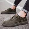 Fashion Genuine Leather Casual Shoes for Men Shoes Design Sneakers Male Comfortable Cow Leather All-match Comfortable Skate Shoes Man