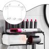 Desktop Hair Tool Holder Storage with Two Hooks Acrylic Iron Accessories for Home