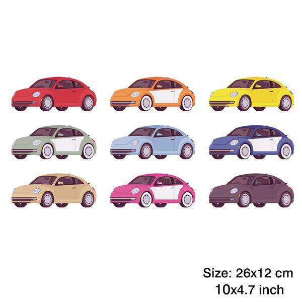 Mini Cars Záplaty na oblečení Kreativní záplaty na oblečení Vlastní nažehlovací nášivky Záplaty