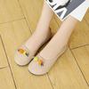 Summer Casual Young Round Toe Ladies Footwear Chic and Elegant Y2k Korean Style Low Price 2025 Trend Slip-on Women's Flat Shoes
