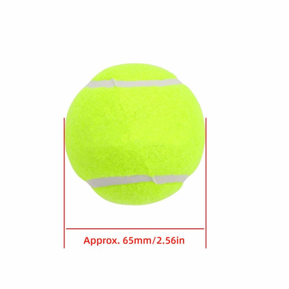 3PCS Yellow Tennis Ball Advanced Felt Practice Balls Tennis Practice Ball  Tennis Training Machine