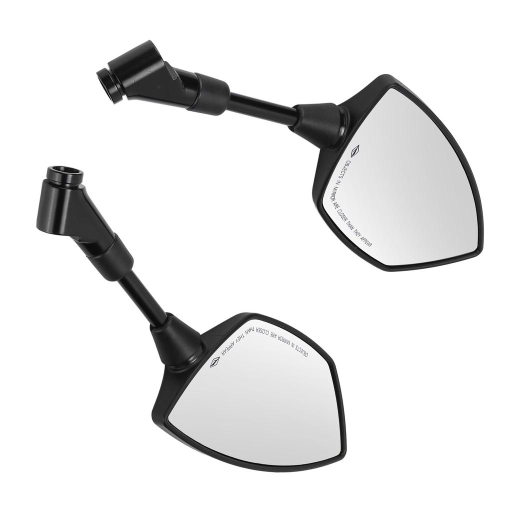 1 Pair Rearview Side Mirrors 360 Degree Rotation for Motocycle Scooter ATV Dirt Bike 0.3in 0.4in Mounting