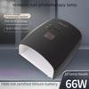 S10 Nail Light Therapy Machine: 66W Rechargeable with 33 Lamp Beads for High-Power Nail Curing.
