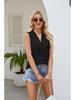 2024 Summer Women's Hollow Sleeveless V-Neck Patchwork Tank Top