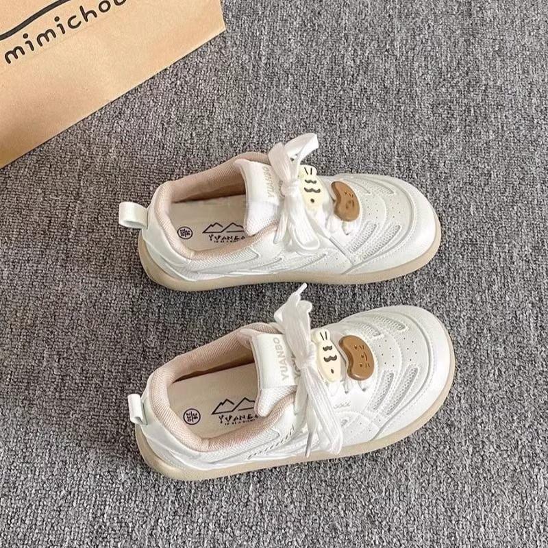 Little White Shoes Women's 2025 New Niche Design Non-Colliding Versatile Shoes Fashion Versatile Platform Casual Board Shoes