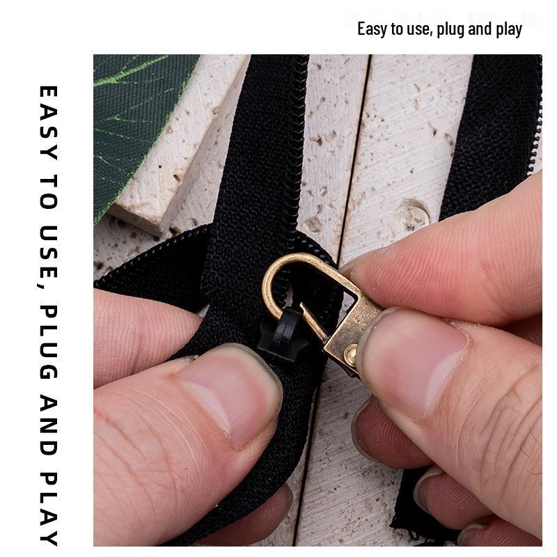 Tool-Free Removable Zipper Pull Tab for Luggage, Bags, Jackets, Clothing, and Boots