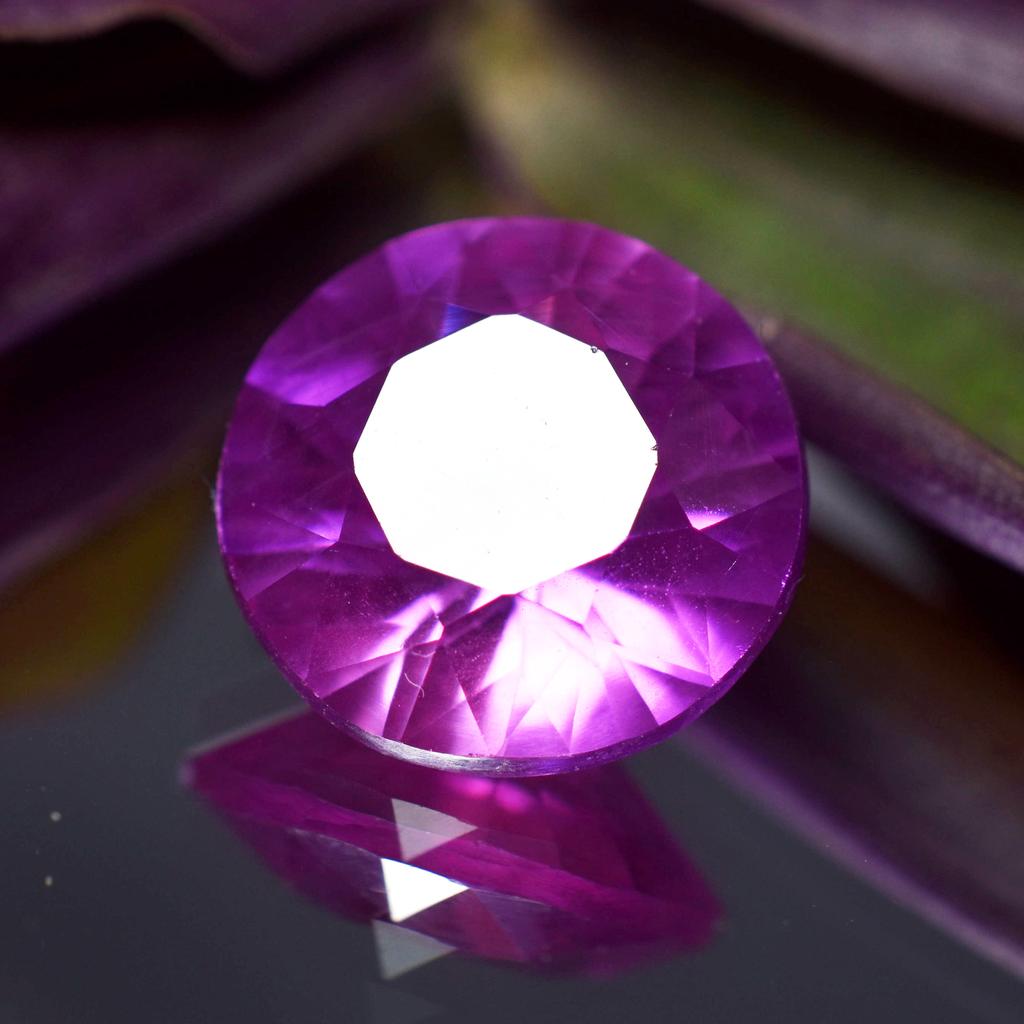 Natural Pink Sapphire Loose Gemstone 8.75 ct Round Shape September Birthstone for Gem Collections