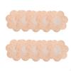 10 Pieces Chest Pasties Comfortable Plum Shaped Non Woven Fabric Underwear Backless Nipple Cover