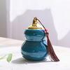 Portable Color celadon gourd tea caddy sealed storage tank travel Tea Boxes Ceramic tea tin containers coffee canister Candy jar