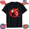 Felix The Cat TShirt Cartoon Fishing Fish Looks Like Felix Graphic T-Shirt S-5XL