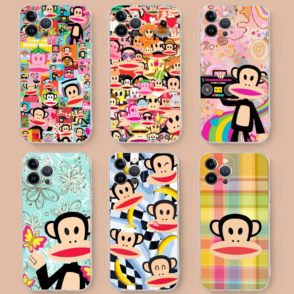 Famous Luxurious P-paul F-frank Transparent Soft Phone Case For IPhone 15 12 14 16 17 13 Plus 11 Pro Max 13 Pro