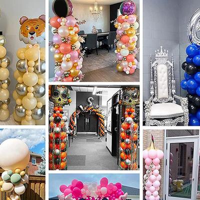 Balloon Stand Adjustable Balloon Column Stand Set Reusable Telescopic Pillar Stainless Steel Height Adjustable Party Decorations