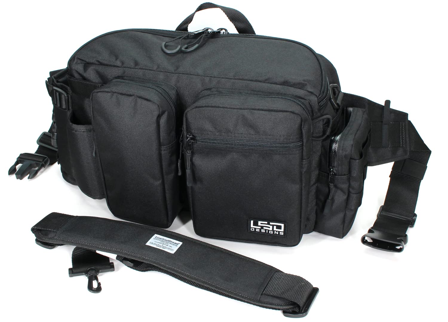 

Love Soul Dream LSD Designs Tuned Monster Hip Bag in Cordura Black