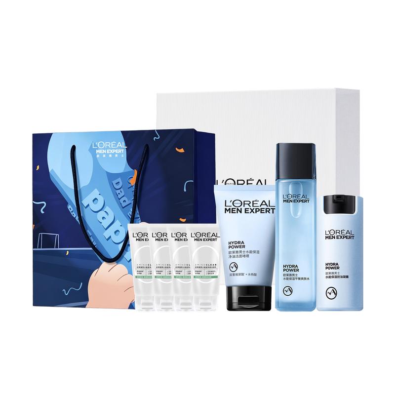 Loreal Paris Men s Skin Care Hydrating, , Refreshing and Oil Limited Gift Bag LOreal Hydro Energy Set-Limited Gift Bag Hydro Energy Moisturizing Set