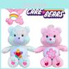 Carebears Plush Toy With Rainbow Heart And Cherry Blossom Design Soft And Comfortable Fabric