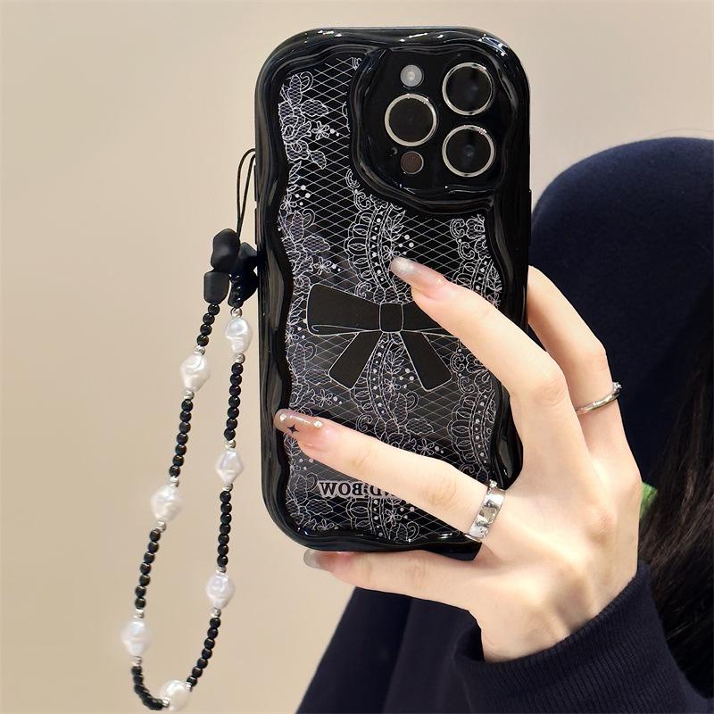 Zhitai Cream Pattern Case for iPhone 12/14 Pro Max/15/16 Pro/XS XR