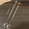 5Pcs/10Pcs Swizzle Sticks Acrylic Cocktail Stirrers 9 Inch Clear Shafts Drink Stirrer for Bars Cafes Party Restaurants Home Use