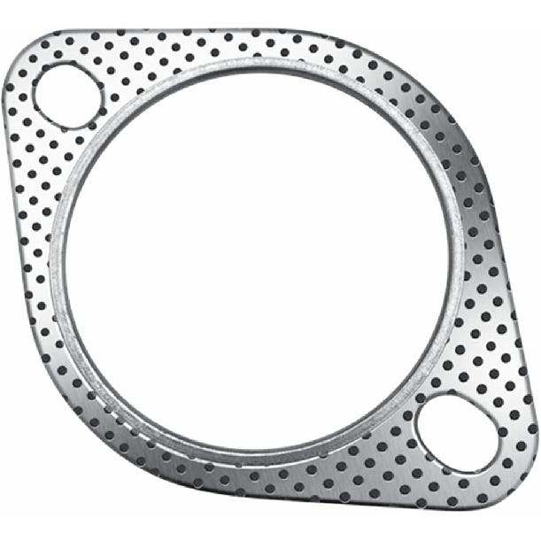 Strongthium 3“ Exhaust Gasket 2 Bolt for 3 Inch Muffler Flange Manifold 120-07610-0002 High Temperature 2X