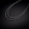 Korean ins trend simple chain necklace female, versatile personality geometric multi-layer necklace neck chain collarbone chain