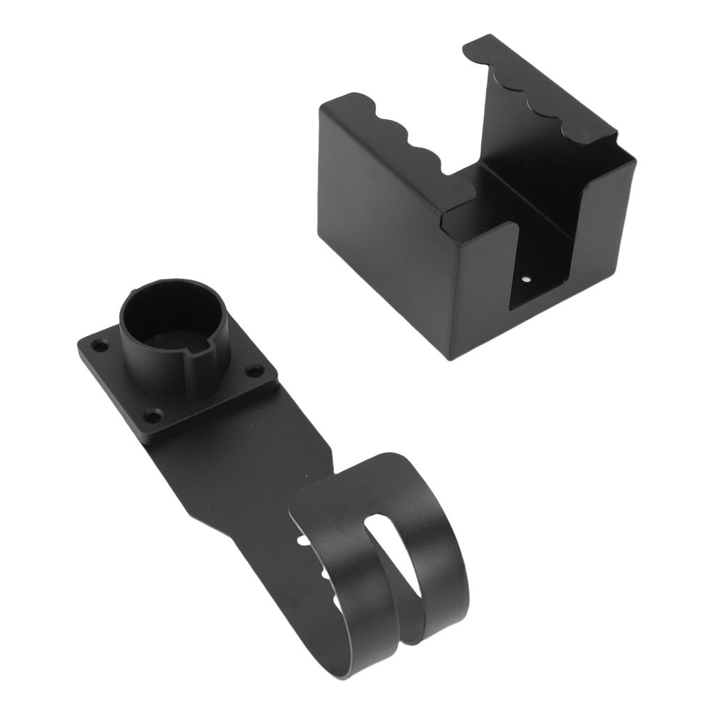 EV-Ladegerät Halterung Wandmontage-Kit Passend für J1772 Stecker Kohlenstoffstahl J-Haken EV-Ladebox Kabelhalter für Elektro