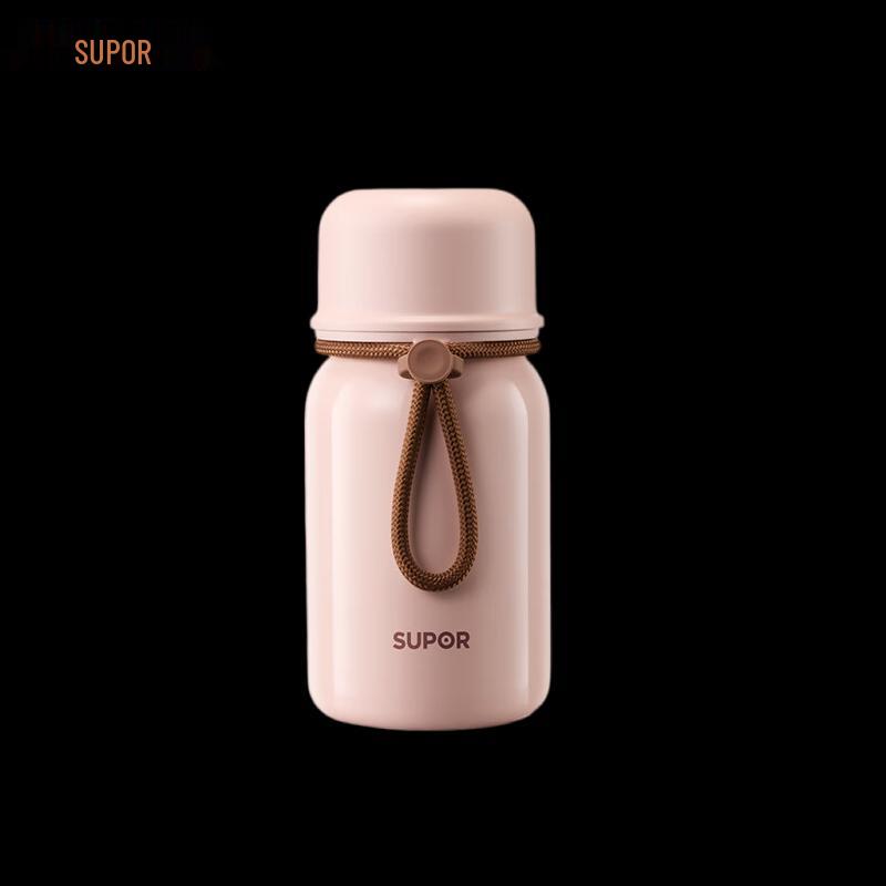 SUPOR 316L Stainless Steel Vacuum Insulated Straw Bottle, 700mL