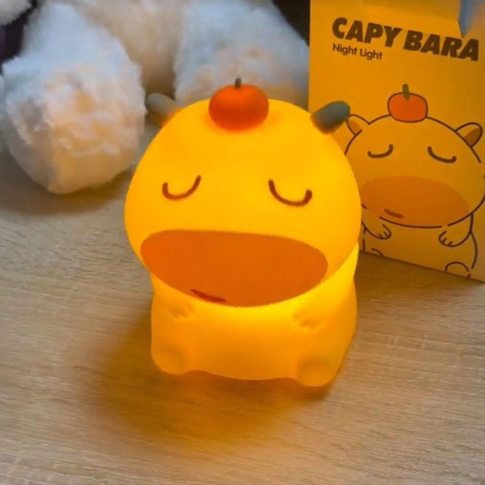 Cartoon Capybara Lulu Touch Light Adjustable Bedside Lamp New Night Light