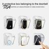 Outdoor Doorbell Shield Weatherproof Cover, Transparent Rain for Wireless Adhesive Cover Outdoor, Waterproof Protective Case Wall Mounted Bell