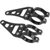 Fork Headlight Mount Bracket, Aluminum Alloy Head Lamp Holder Clamps 2 Pcs Fork Headlight Mount Bracket 41mm Motorcycle Head Lamp Holder Clamps