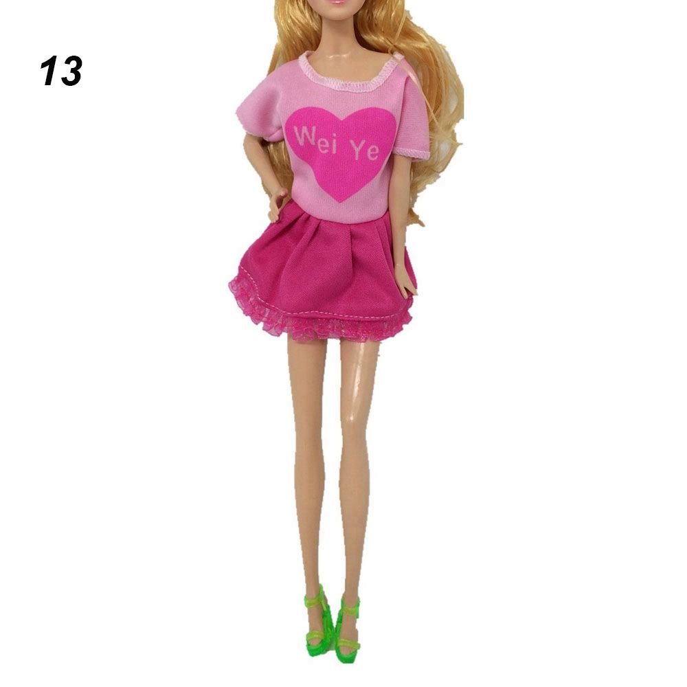 Newest 2021 DIY Casual Wear Doll Accessories Dolls Dress Girl Clothes