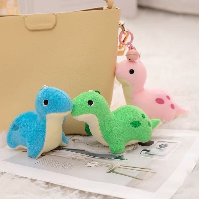 10/20cm Simulation New Dinosaur Doll Backpack Pendant Filled Plush Toy Cartoon Anime Gift for Girlfriend Cute and Fun Doll