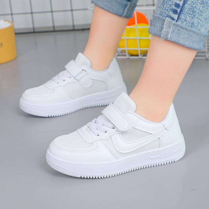

Performance classmates children s little white shoes boys shoes 2025 spring and autumn new student girls white sports shoes 32-37 hand 6 pairs