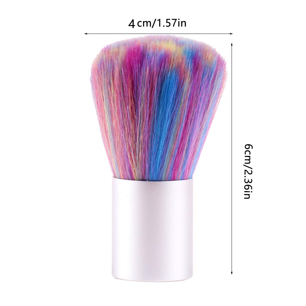 1pc Nail Brush Tools File Nail Art Care Manicure Pedicure Soft Remove Dust Small Angle Cleaner Acrylic UV Powder Remover Brush